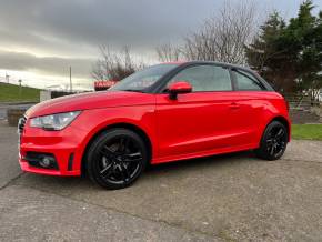 AUDI A1 at Long and Small Service Station Maryport