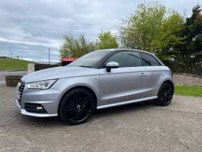 AUDI A1 at Long and Small Service Station Maryport